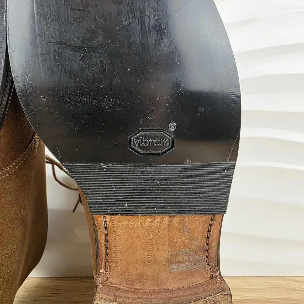 Crockett & Jones Chertsey Chukka Boots Mens Size EU 7.5 E US 8.5 Brown Suede